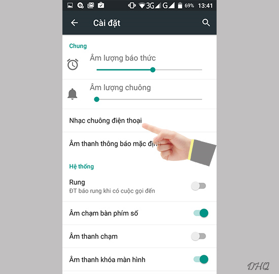 Chọn nhạc chuông